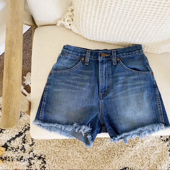 Wrangler Denim - VINTAGE WRANGLER HIGH WAIST DENIM SHORTS